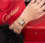 Cartier Santos Stainless Steel 24MM Lady Wrist Watch